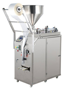  Automatic cream (thick liquid) filling machine in sachet (10-1000ml, center seal)