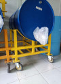  รถวางถังดรัม ถังเคมี (4ล้อยาง ล็อคได้) รับน้ำหนัก 300kg