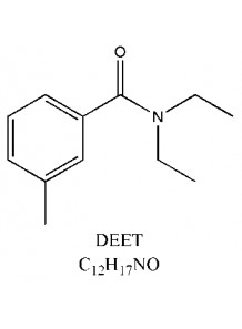 DEET (diethyltoluamide, insect repellent)