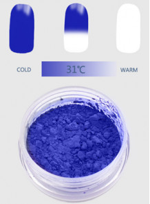 Marine Blue To White Color Changing Pigment (31C, Temperature Activate)