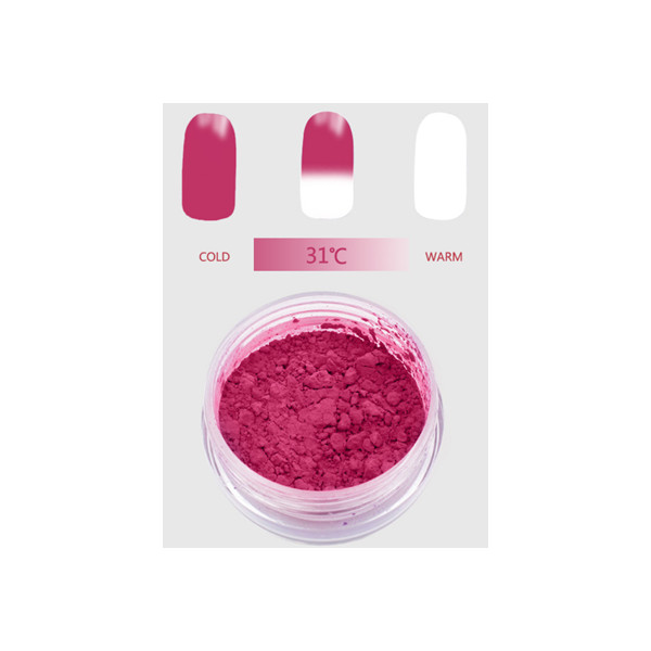 Pink To White Color Changing Pigment (31C, Temperature Activated)