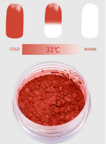 Red To White Color Changing Pigment (31C, Temperature Activate)
