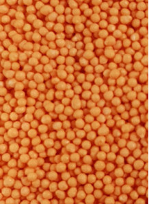 Orange Vitamin E Beads 0.5-1mm