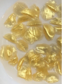 Gold Petals Beads 9-15mm