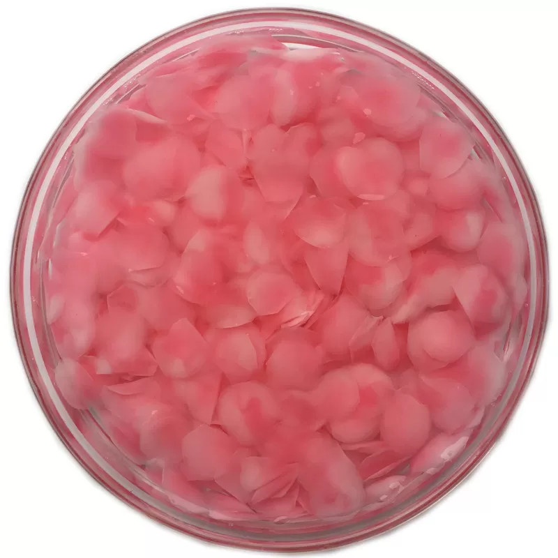 White/Pink Petals Beads 9-15mm