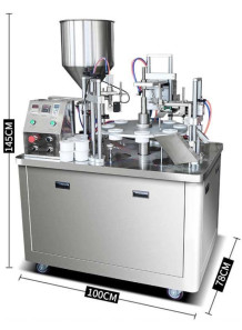  Ultrasonic tube filling and sealing machine, continuous system (5-50ml)