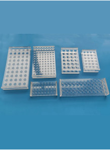  Tube Test Holder (Plexiglass, 5ml 100 holes 18mm)