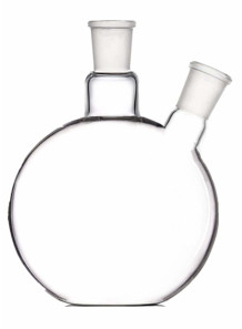   2 Neck Flask (10ml, 14 in the middle and 14 on the sides)