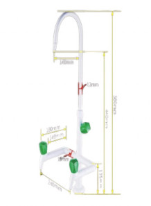 Lab faucet (three joints,...