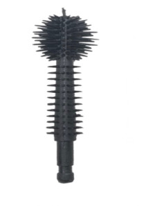 Mascara Brush(Silicone, black brush head)