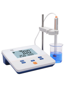 Digital pH meter (+Temperature) สำหรับห้องแลป ตั้งโต๊ะ ละเอียด 2ตำแหน่ง