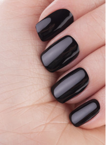  Water-Based Nail Polish, Peelable (Black)