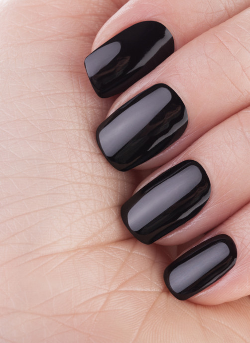 Water-Based Nail Polish, Peelable (Black)