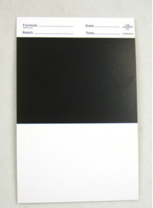  Coated paper, white/black, color matching make-up (100pcs/pack, 15.5x10cm)
