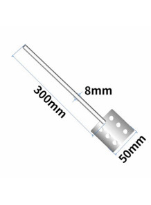  Hole Paddle ( 50x8x300, stainless steel304)