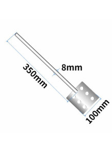  Hole Paddle ( 100x8x350,...