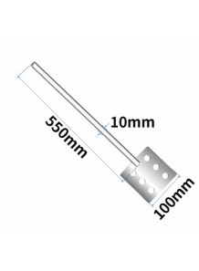 Hole Paddle ( 100*10*550, stainless steel)