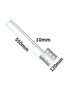 Hole Paddle ( 120*10*550, stainless steel)