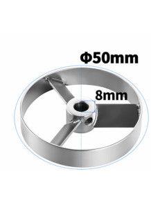 Turbine 3-blade 304 Stainless Steel (50*8mm)