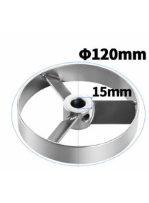  Turbine 3-blade 304 Stainless Steel (120x15mm)