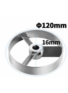  Turbine 3-blade 304 Stainless Steel (120x16mm)