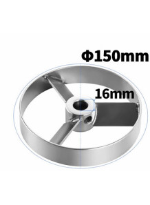 Turbine 3-blade 304 Stainless Steel (150*16mm)