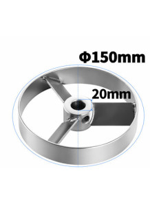 Turbine 3-blade 304 Stainless Steel (150*20mm)