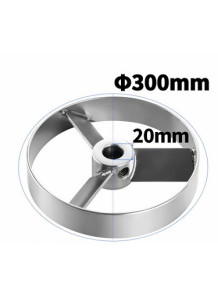 Turbine 3-blade 304 Stainless Steel (300*20mm)