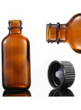  30ml tea-colored glass bottle with waterproof cap for perfume