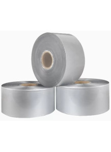 ม้วนฟิล์มฟอยล์ (Aluminum) สำหรับ เครื่องบรรจุผง ขนาดสั่งทำ (4kg/ม้วน)