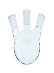   3 Neck Flask (25ml, 14 in the middle and 14 on the sides)