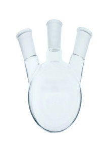 3 Neck Flask (100ml/24*3 (กลาง 24 ข้าง 24)