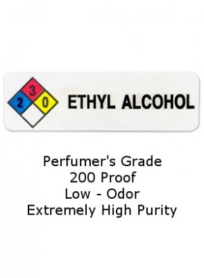 Ethyl Alcohol (99.9% , 200 Proof, Perfumer Grade)