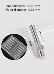 1 layer of electrospinning injector ( 0.18/0.35 mm)