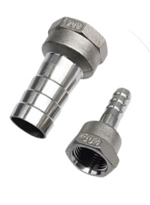 Stainless Steel Connector (Inner Thread 1/8, Pagoda 6mm)