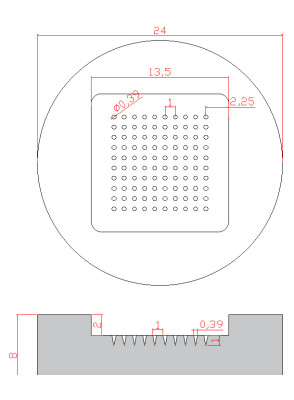 PDMS Microneedle Mold