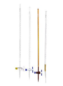  Burette (10 ml, clear, glass piston, grading value 0.05 ml)