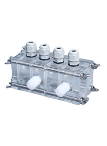 Microbial Fuel Cell Stack ( single room 14 ml x 4) total 56ml