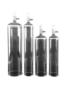 Cromatography Column with suction (glass,inner diameter 30*300mm, 24plugs)