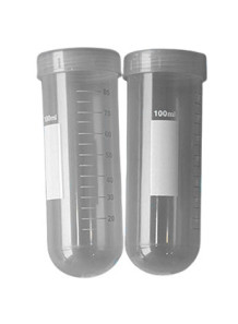  Centrifuge Tubes (100ml, 30pcs, round bottom, with scale, with separated lid)