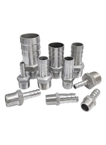 Stainless Steel Connector (Outer Thread 1/8, Pagoda 6mm)