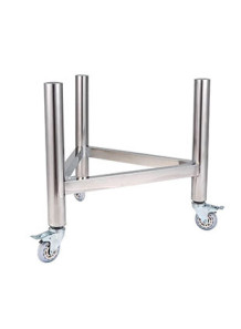  Bucket Cart (Stainless Steel 304, 50cm) universal wheels type (thicker)