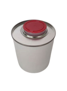 White Coated Metal Can With...