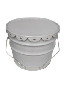 White Coated Metal Bucket...