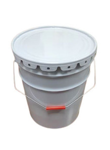 White Coated Metal Bucket (20L)