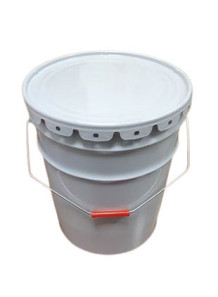 White Coated Metal Bucket...