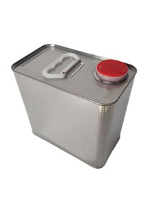 Metal Can Square Shape With Oil Nozzle (2.5L)