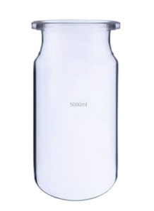  3,4 Neck Glass Reactor (cylindrical round bottom, 5000ml, 150mm)