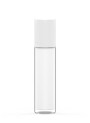  Two-layer pump bottle, white, round, white pump cap, 50ml
