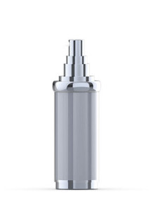  Acrylic pump bottle, silver, 50ml